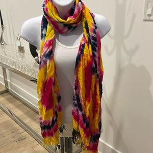 Tye dyed cotton scarf